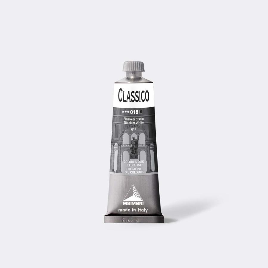 Maimeri 018 Bianco Di Titanio – Colore A Olio In Tubo Da 20 Ml, Alta Qualità Per Artisti
